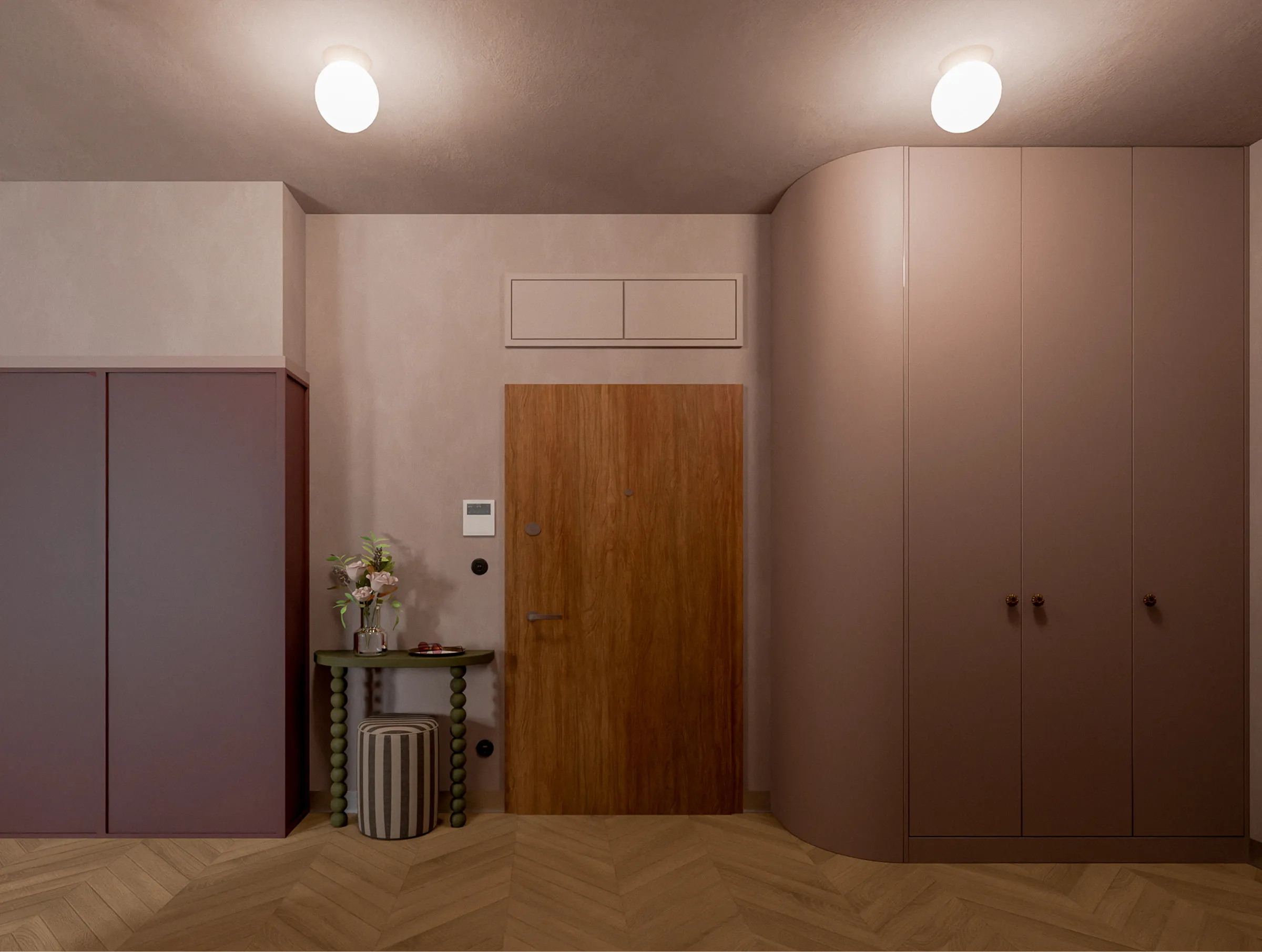 Salon w projekcie Ostoja Przylesie, projekt wnętrza prywatnego NAM STUDIO